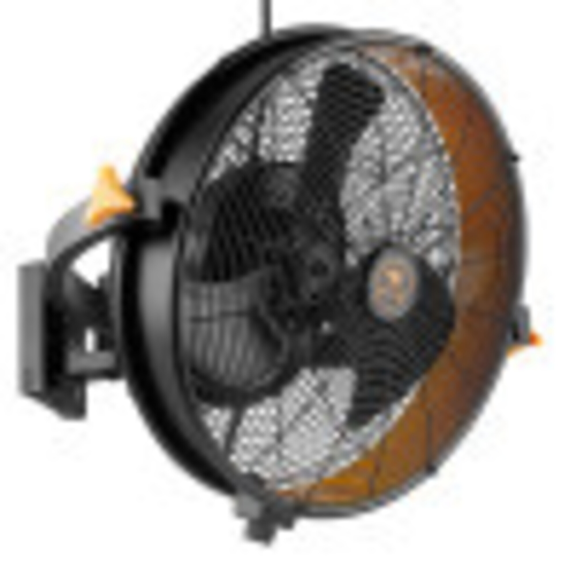Mule, 18 Inch Mule Black and Yellow Wall Fan with Remote, Model # 52046-49